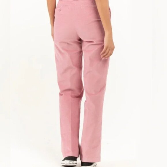 Dickies Womens pink Corduroy Pants Size 14 wide leg - Picture 2 of 15